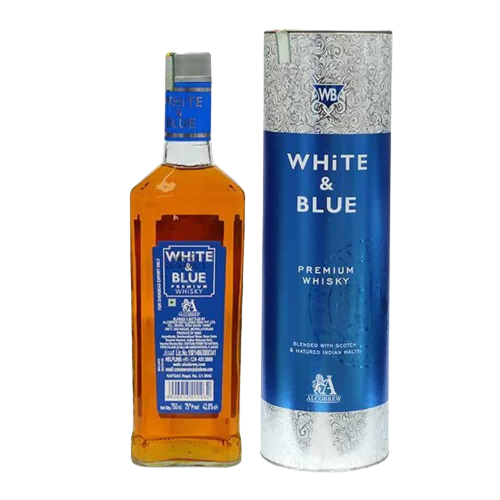 White & Blue Premium Whisky 750ml