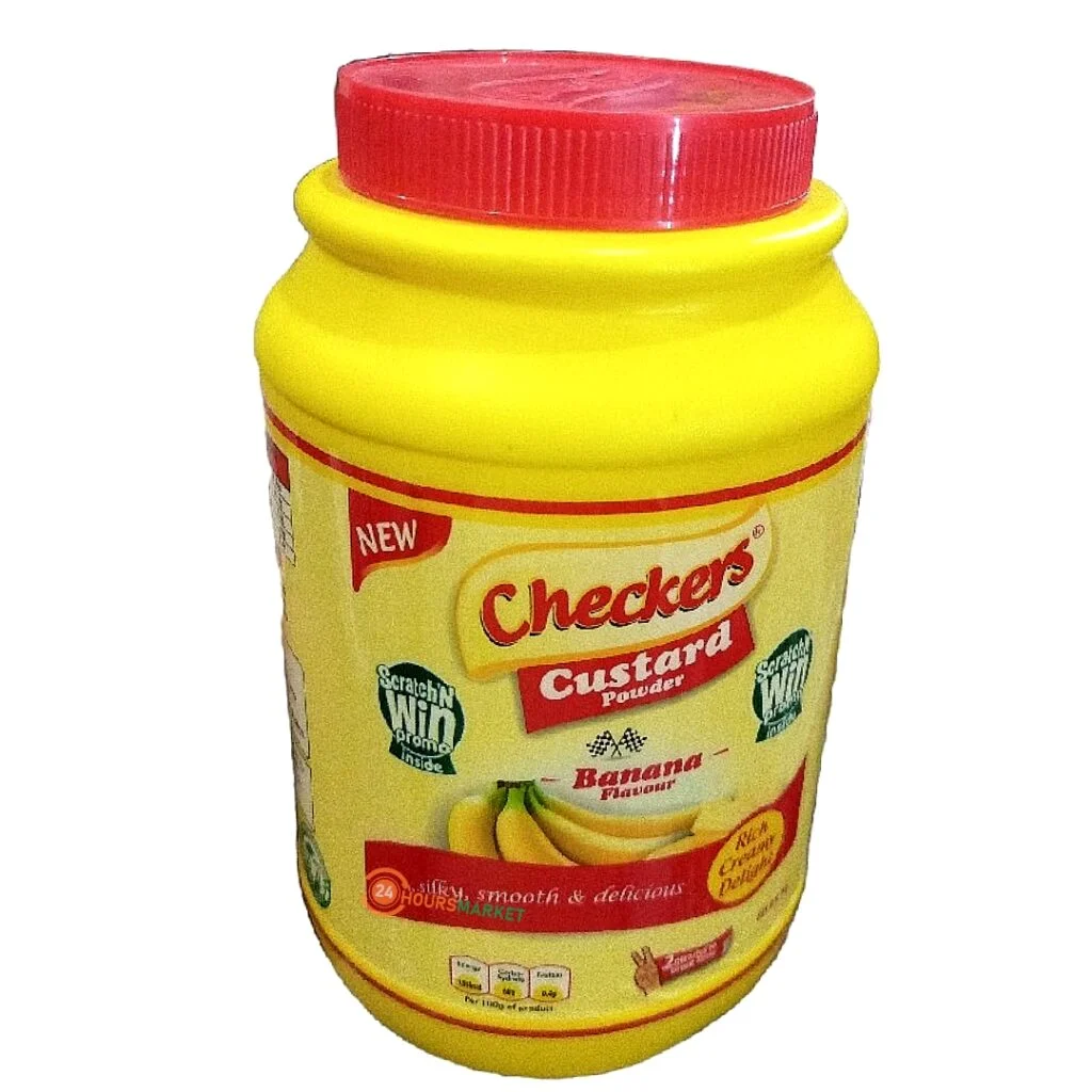 CHECKERS custard banana flavor